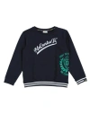 Liu •jo Man Toddler Boy Sweatshirt Midnight Blue Size 4 Cotton, Elastane In Blue