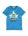 Liu •jo Man Toddler Boy T-shirt Blue Size 6 Cotton In Blue
