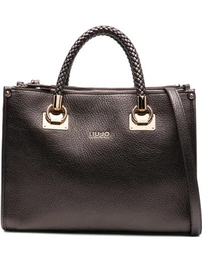 Liu •jo Manh Ecs Braided-handle Tote Bag