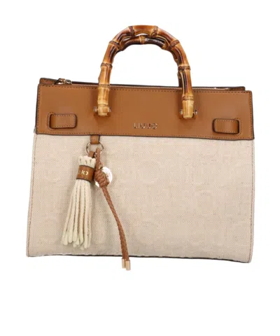 Liu •jo Liu Jo Manh M Top Handle Tote Bag In Brown