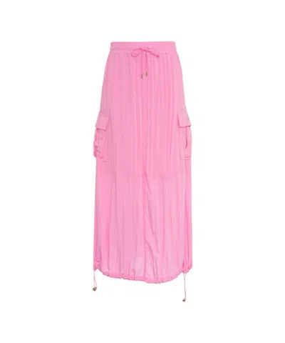 Liu •jo Liu Jo Maxi Skirt With Cargo Pockets
