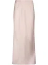 Liu •jo Liu Jo Zipped Satin Maxi Skirt In Pink