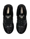 Liu •jo Maxi Wonder 91 Lace-up Sneakers In Black