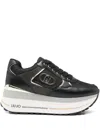 Liu •jo Wonder Plus 01 Platform Sneakers In Black