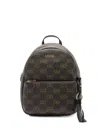 Liu •jo Medium Backpack With Logo In Brown