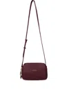 Liu •jo Crossbody Bag With Logo Lettering In Burgundy