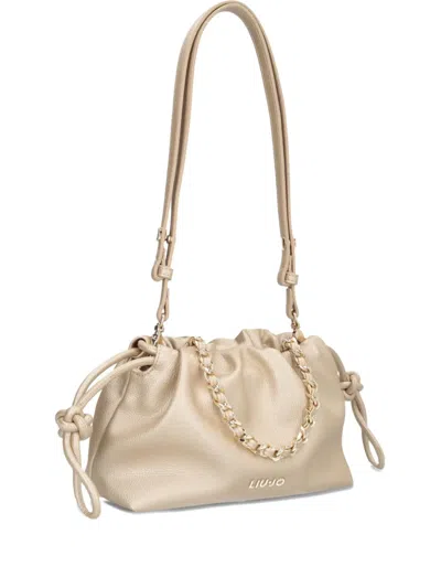 Liu •jo Medium Chain-strap Cross Body Bag In Neutral
