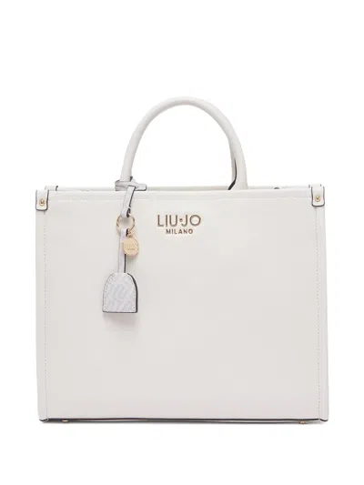 Liu •jo Medium Charm Handbag In White
