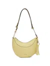 Liu •jo Medium Charm Shoulder Bag In Yellow