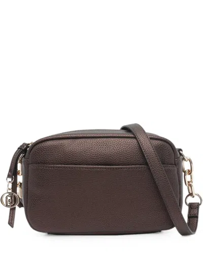 Liu •jo Liu Jo Grained Faux Leather Mini Camera Bag With Strap In Purple