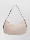 Liu •jo Zip-fastening Curved Shoulder Bag In Nude