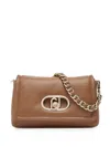 Liu •jo Medium Lapuffy Bag In Brown