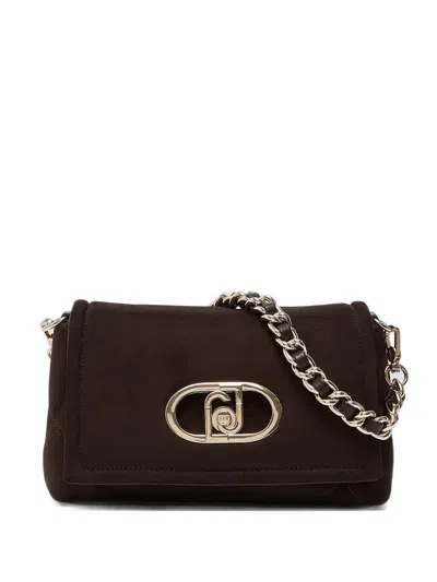 Liu •jo Medium Lapuffy Bag In Microfiber In Brown