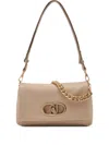 Liu •jo Medium Lapuffy Bag In Neutral