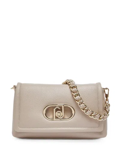 Liu •jo Medium Lapuffy Bag In Neutral