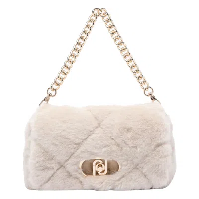 Liu •jo Medium Lapuffy Shoulder Bag In Sand
