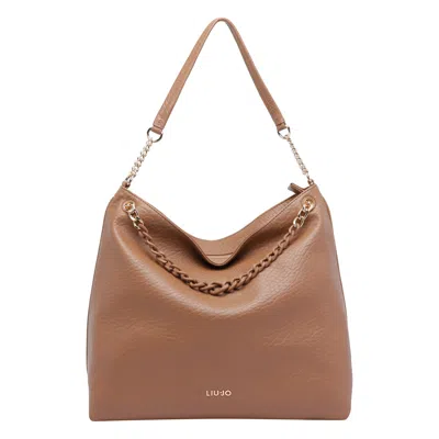 LIU •JO MEDIUM LOGO HOBO BAG