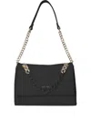 Liu •jo Medium Logo-lettering Cross Body Bag In Black