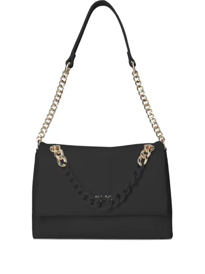 Liu •jo Medium Logo-lettering Cross Body Bag In Black