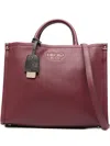 Liu •jo Medium Logo-plaque Tote Bag In Red
