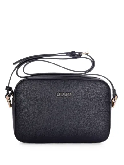 Liu •jo Medium Logo-detail Cross Body Bag In Blue