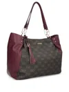 Liu •jo Medium Monogram-pattern Tote Bag In Red