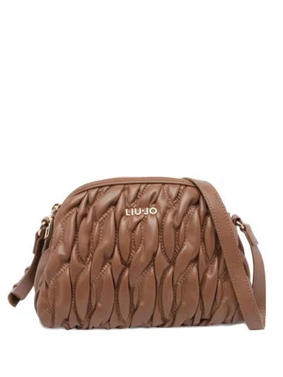 LIU •JO MEDIUM QUILTED-EFFECT CROSS BODY BAG