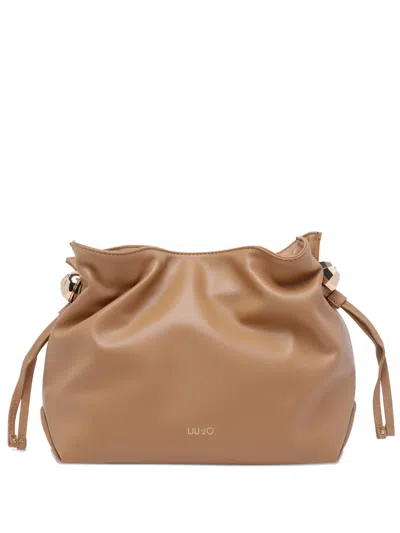 Liu •jo Medium Riccy Cross Body Bag In Brown