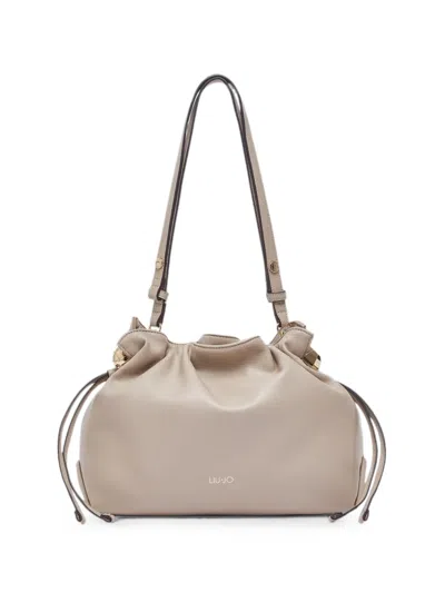 Liu •jo Medium Riccy Shoulder Bag In Blue