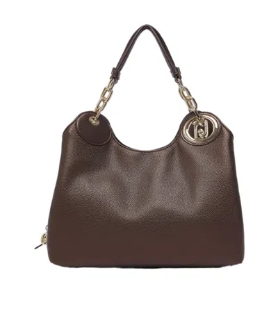 Liu •jo Medium Satchel Bag In Brown