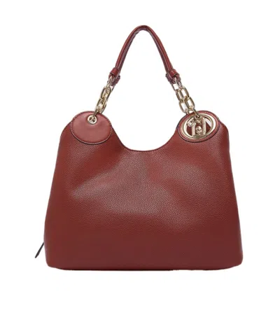Liu •jo Medium Satchel Bag In Brown