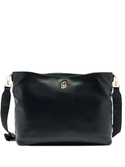 Liu •jo Medium Tote Bag With Charm In Black