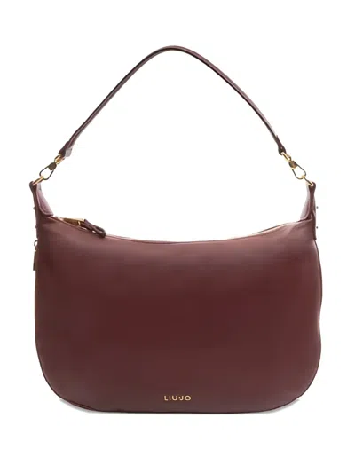 Liu •jo Medium Zip-detail Shoulder Bag In Red