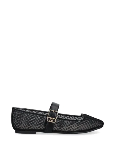 Liu •jo Mesh Ballet Flats In Black