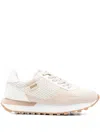 Liu •jo Mesh-panel Sneakers In Neutral
