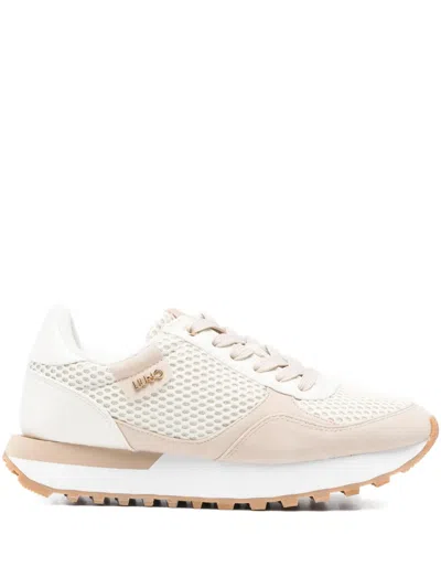 Liu •jo Mesh-panel Sneakers In Neutral