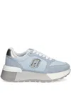 Liu •jo Mesh Platform Sneakers In 蓝色