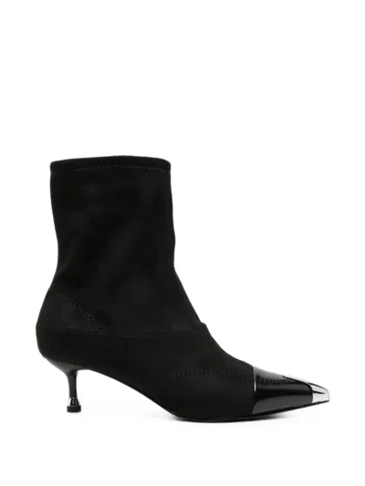 Liu •jo Metal-tip Kitten-heel Ankle Boots In Multi