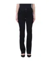 Liu •jo Mid-rise Bootcut Jeans In Black