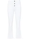 Liu •jo Buttoned Trousers Back Patch In White