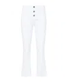 Liu •jo Liu Jo High-waisted Bootcut Jeans With Flared Leg Design In White