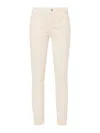 Liu •jo Mid-rise Skinny Jeans In Beige