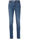 Liu •jo Rhinestone-embellished Skinny Jeans In Blue