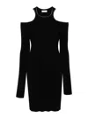 Liu •jo Stud-embellished Mini Dress In Black