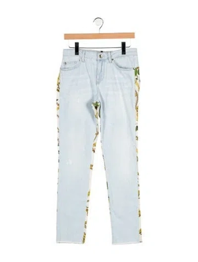 Pre-owned Liu •jo Mid-rise Straight Leg Jeans W/ Tags In Blue