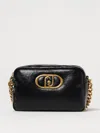 Liu •jo Liu Jo Glamorous Black Crossbody Bag With Chain Strap In Schwarz