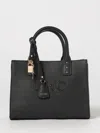 Liu •jo Liu Jo Saffiano Faux Leather Bag In Black