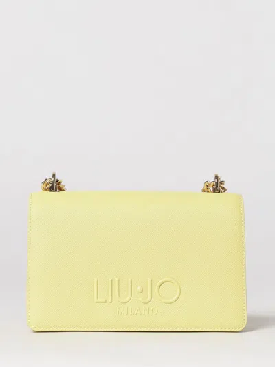 Liu •jo Liu Jo Saffiano Faux Leather Bag In Black