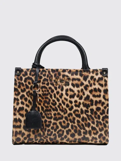 Liu •jo Leopard Print Top-handle Tote Bag In Animal Print