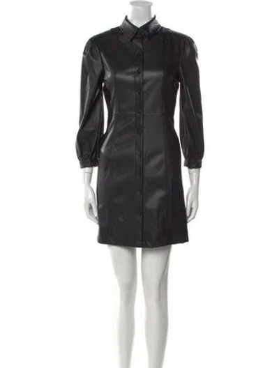 Pre-owned Liu •jo Mini Dress In Black